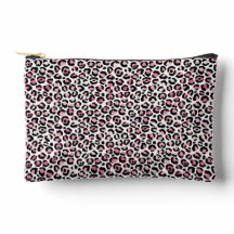 Abstracte Roze Leopard Patroon Print Cut Naaizak
