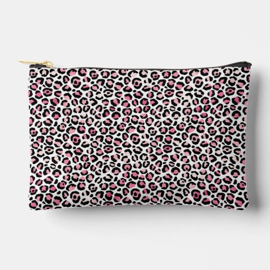 Abstracte Roze Leopard Patroon Print Cut Naaizak Etui (Voorkant)