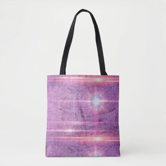 Abstracte roze lichtvlokken tote bag (Voorkant)