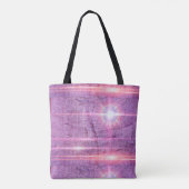 Abstracte roze lichtvlokken tote bag (Achterkant)