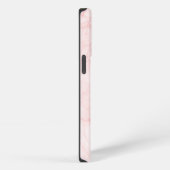 Abstracte roze marmer iPhone hoesje (Rechterkant)