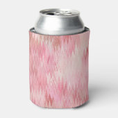 Abstracte roze mozaïek achtergrond illustratie blikjeskoeler (Blikje Voorkant)