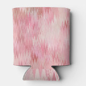 Abstracte roze mozaïek achtergrond illustratie blikjeskoeler (Achterkant)