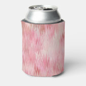 Abstracte roze mozaïek achtergrond illustratie blikjeskoeler (Blikje Achterkant)