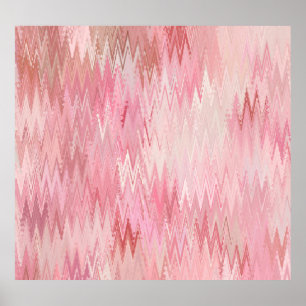 Abstracte roze mozaïek achtergrond illustratie poster