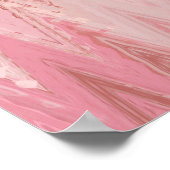 Abstracte roze mozaïek achtergrond illustratie poster (Hoek)