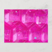 Abstracte roze netjes briefkaart (Voorkant)