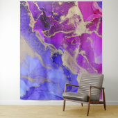 Abstracte roze Paarse juwel-toon Wandkleed (In situ)