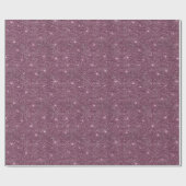 Abstracte Roze Paarse Sparkle Glitter Kerstmis Cadeaupapier (Vlak)