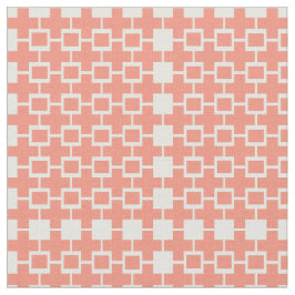 Abstracte Roze Perzik Kubus Vierkante Stof