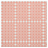 Abstracte Roze Perzik Kubus Vierkante Stof (Swatch)