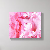Abstracte roze rozen bloemig boho digitaal kunstwe canvas afdruk (Voorkant)