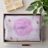 Abstracte roze rozen, naadloos patroon tissuepapier (Geschenk)
