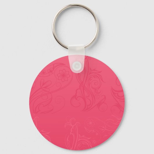 Abstracte roze Sleutelhanger (Voorkant)