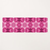 Abstracte Roze Ster Yogamat (Voorkant (horizontaal))
