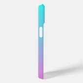 abstracte roze turquoise ombre mermaid kleuren Case-Mate iPhone case (Achterkant / Rechts)