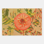 Abstracte roze ventilator inpakpapier vel (Voorkant 2)