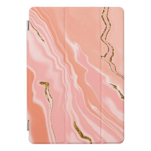 Abstracte roze vloeibare achtergrond iPad pro cover