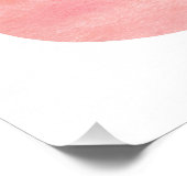 Abstracte roze waterverf compositie perfect poster (Hoek)