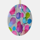 Abstracte roze zomerboom keramisch ornament (Rechts)