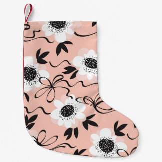 Abstracte rozen, bleke kleuren, patroon. kleine kerstsok