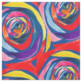 Abstracte rozen bloemen pop stof (Close Up)