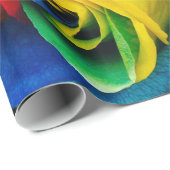 Abstracte Rozen Garden Elegant Floral Cadeaupapier (Rol Hoek)