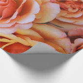 Abstracte Rozen Garden Elegant Floral Wrappin Cadeaupapier (Hoek)