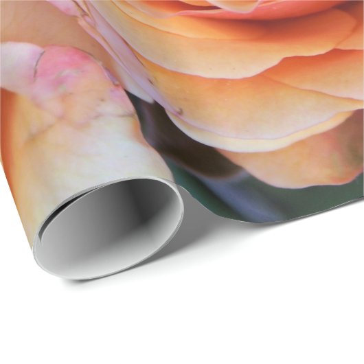 Abstracte Rozen Garden Elegant Floral Wrappin Cadeaupapier (Rol Hoek)