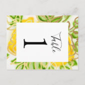 Abstracte Rozen Geel Briefkaart (Achterkant)