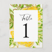 Abstracte Rozen Geel Briefkaart (Voorkant)