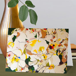 Abstracte Rozen in de namiddag Kaart