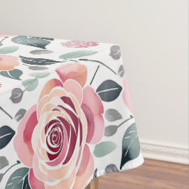 Abstracte Rozen In Pasteltinten Tafelkleed