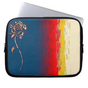 Abstracte rozen laptop tas