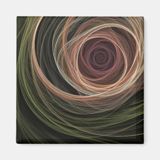 Abstracte Rozen magneet (Voorkant)