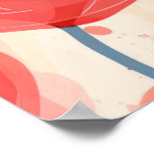 Abstracte rozen schilderen poster (Hoek)