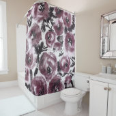 Abstracte rozen stof, diverse texturen. douchegordijn (In situ)