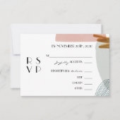 Abstracte RSVP-kaart voor behuizing Kaart (Voorkant)