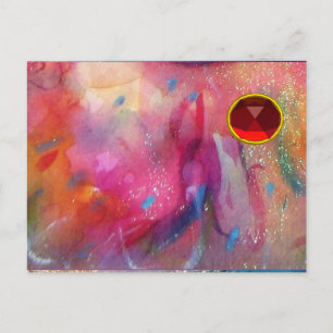 ABSTRACTE RUBY BRIEFKAART