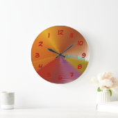 Abstracte ruggengraatklok van Bright Tunnel Escape Grote Klok (Huis)