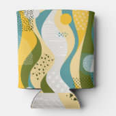 Abstracte ruimte: Gladde lijn Ornamenten. Blikjeskoeler (Achterkant)