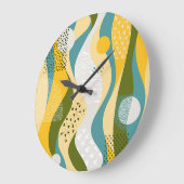 Abstracte ruimte: Gladde lijn Ornamenten. Grote Klok (Hoek)