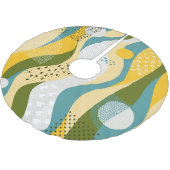 Abstracte ruimte: Gladde lijn Ornamenten. Kerstboom Rok (Gekanteld)