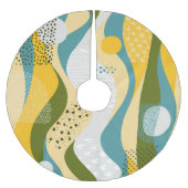 Abstracte ruimte: Gladde lijn Ornamenten. Kerstboom Rok (Voorkant)