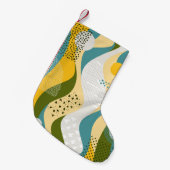 Abstracte ruimte: Gladde lijn Ornamenten. Kleine Kerstsok (Voorkant (Hangend))