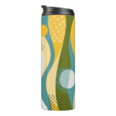 Abstracte ruimte: Gladde lijn Ornamenten. Thermosbeker (Geroteerd rechts)
