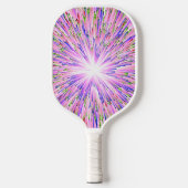 Abstracte ruimte heldere roze pickleball-peddel pickleball paddle (Voorkant)