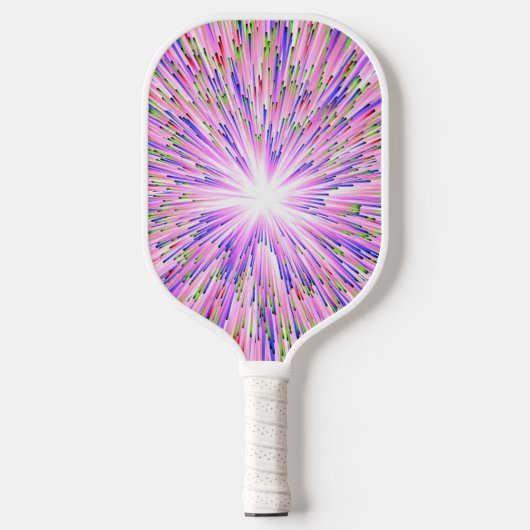 Abstracte ruimte heldere roze pickleball-peddel pickleball paddle (Voorkant)