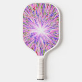 Abstracte ruimte heldere roze pickleball-peddel pickleball paddle (Achterkant)