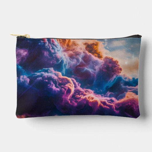 Abstracte ruimte nevel kunst - Kleurrijke kosmisch Etui (Voorkant)